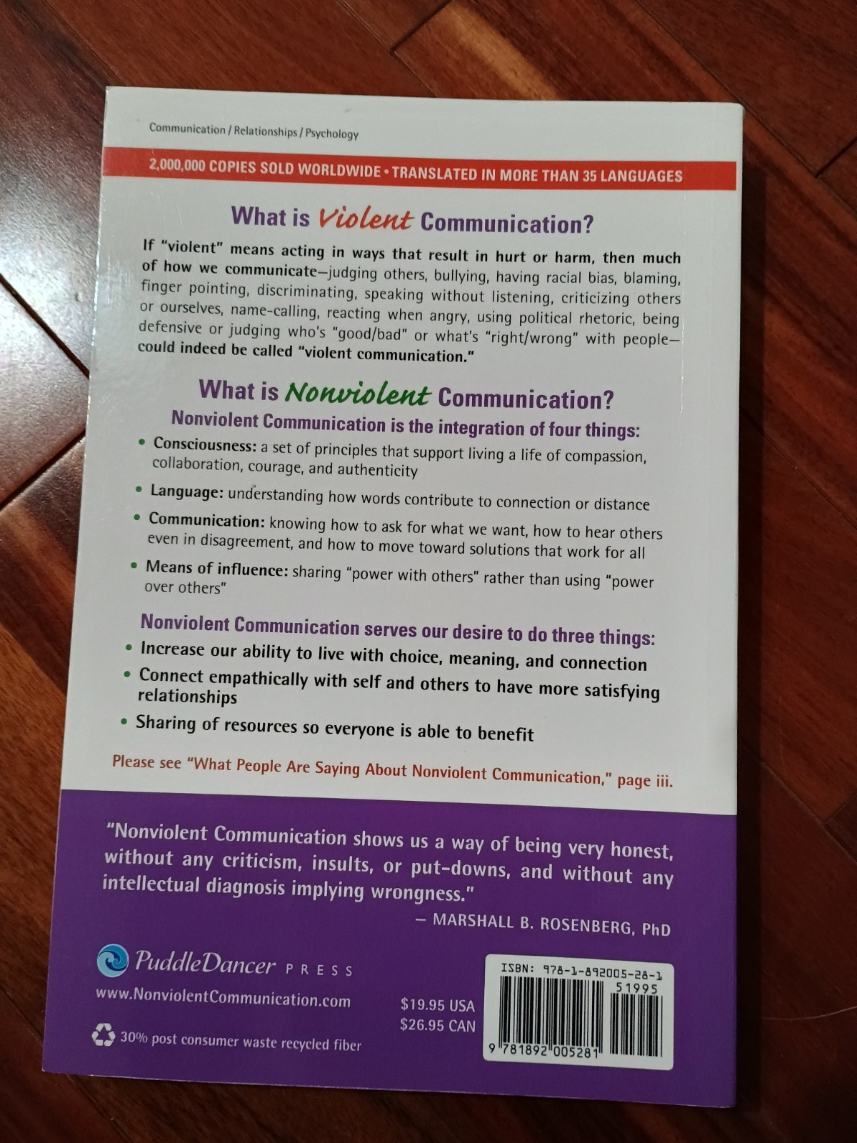 Nonviolent Communication: A Language of Life: Life-Changing Tools for Health…