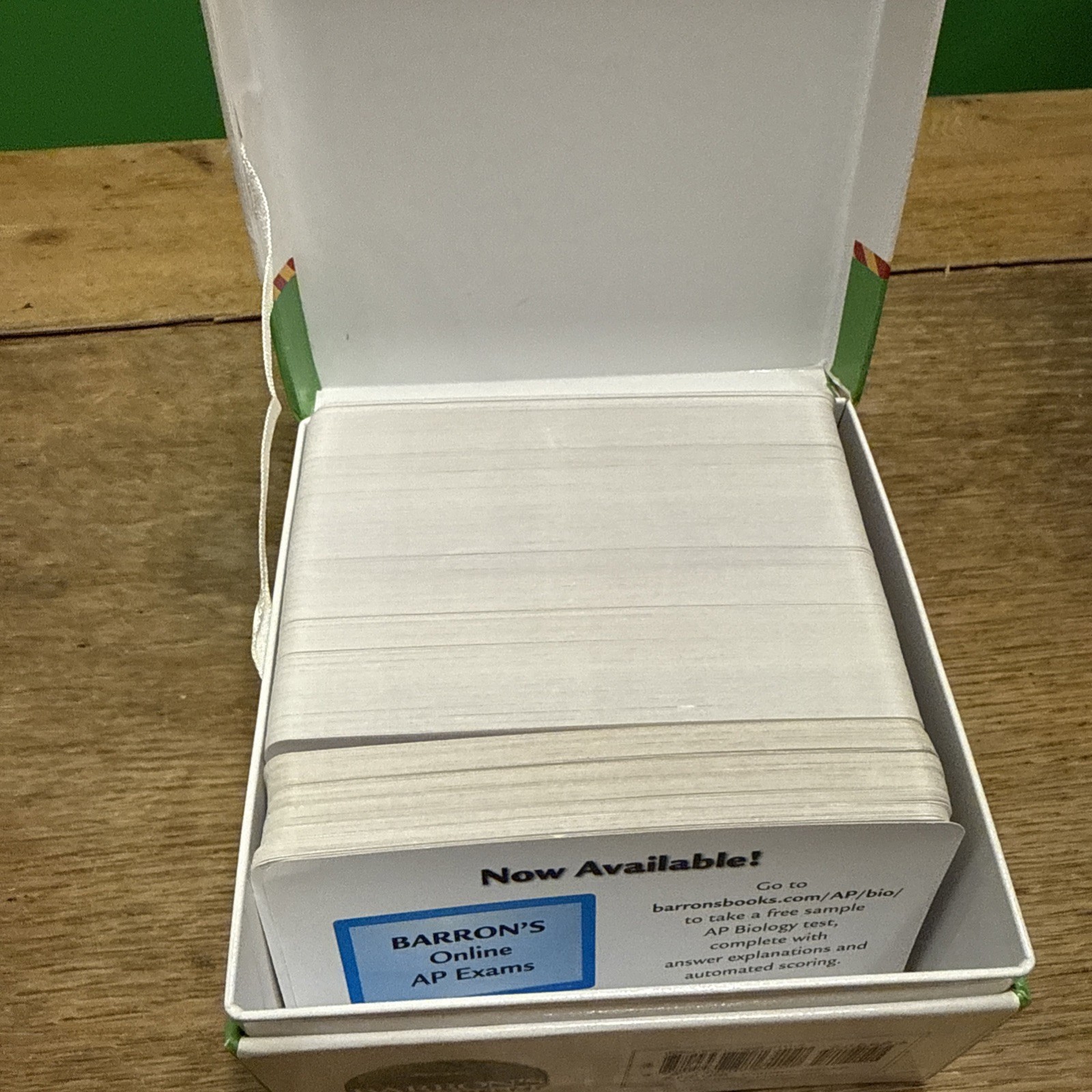 AP Biology Flash Cards (Barron’s AP) – Cards Complete – VERY GOOD