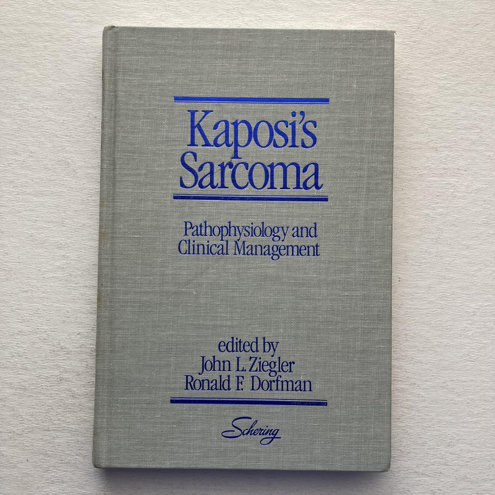 Vintage 1988 Kaposi’s Sarcoma Ziegler Dorfman Marcel Dekker Gray HC USA Oncology