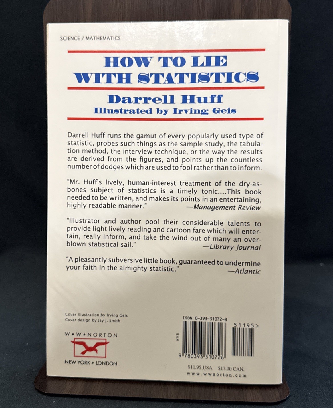 How to Lie with Statistics by Darrell Huff (1993, Trade Paperback)