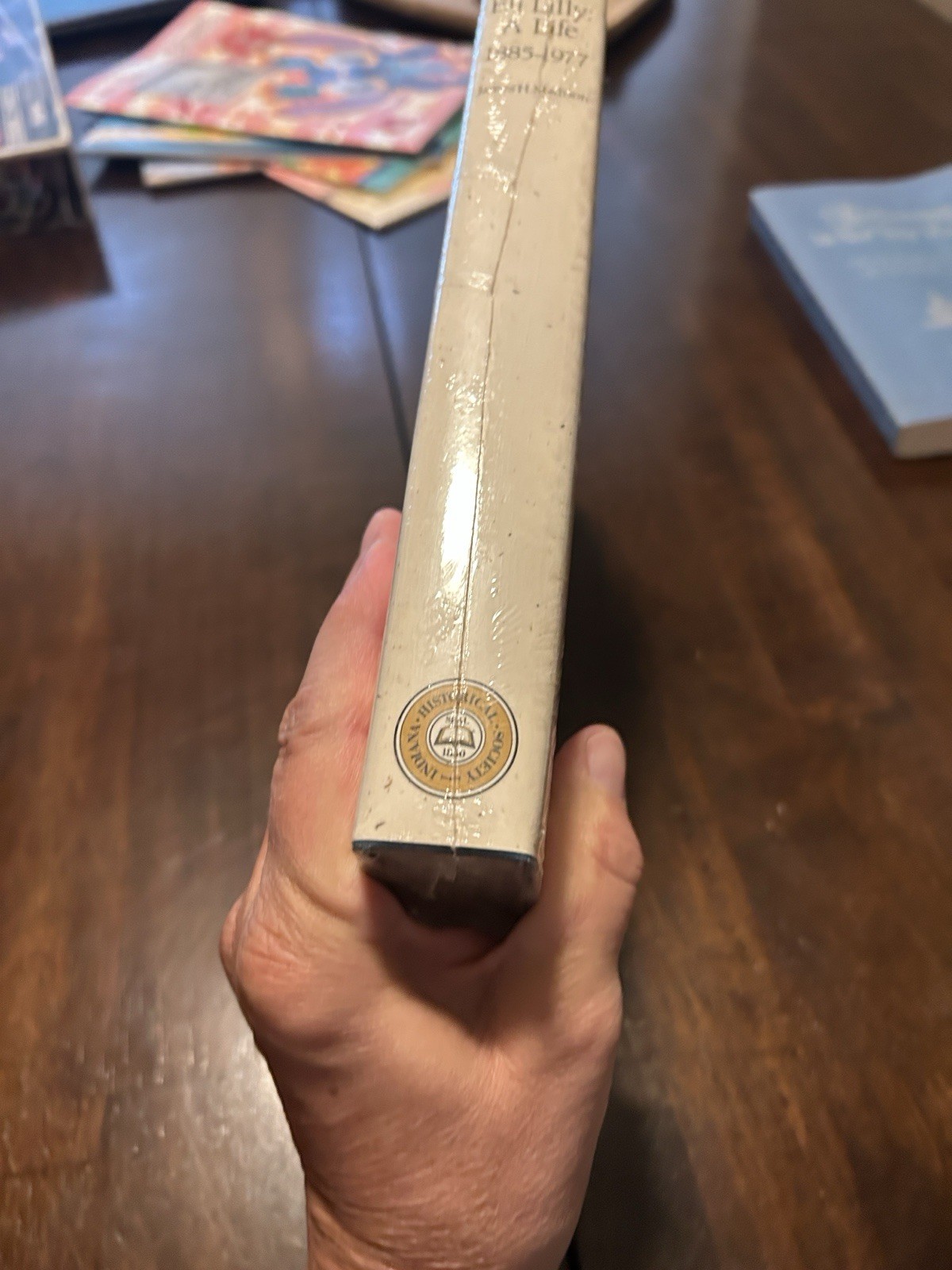 Hardcover Book Eli Lilly: A Life, 1885-1977 Shrink Wrapped But Dusty