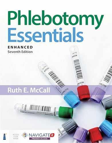 Phlebotomy Essentials, Enhanced – Paperback, by McCall Ruth E. – Acceptable k