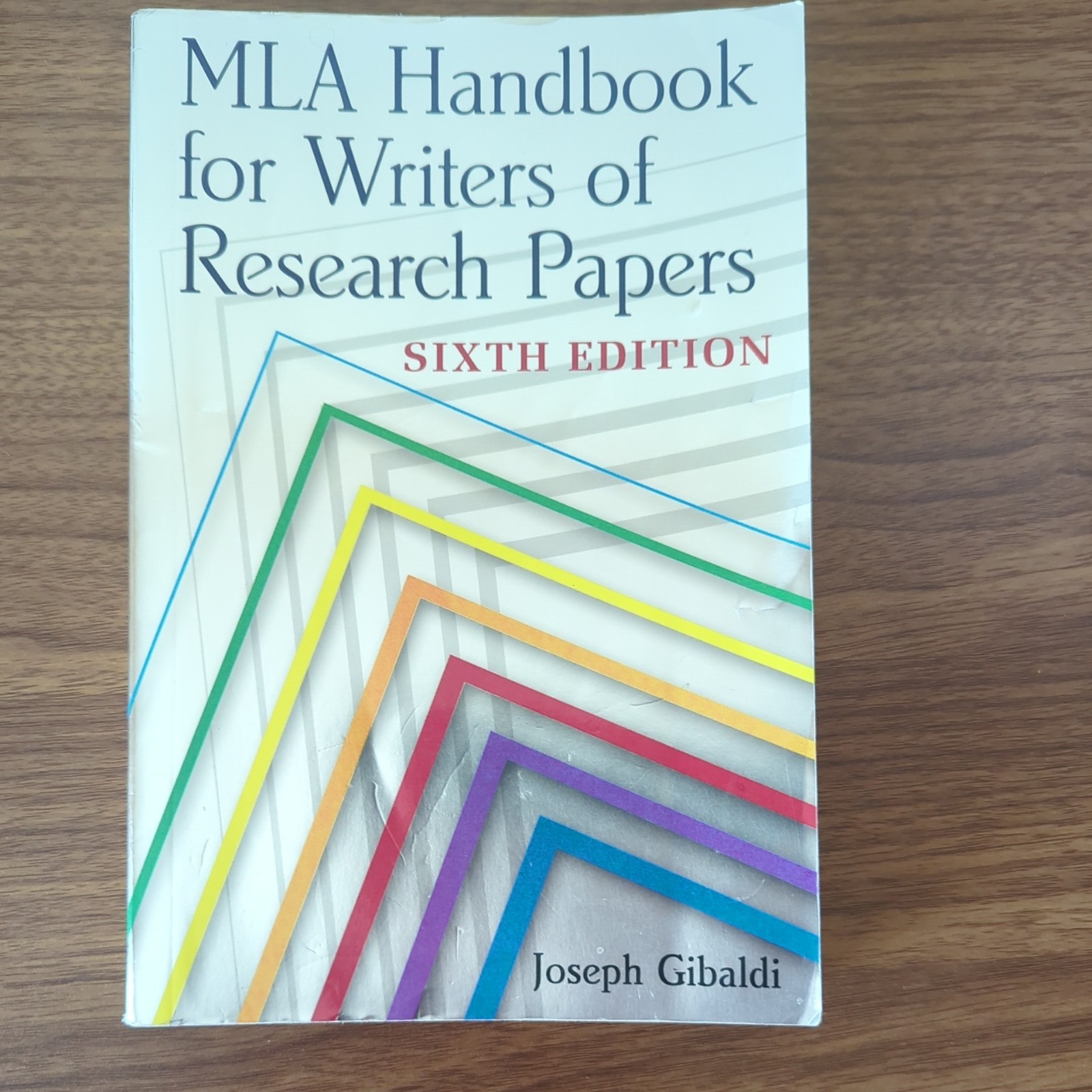 MLA Handbook for Writers of Research Papers, 6th Ed by Joseph Gibaldi (2003,…
