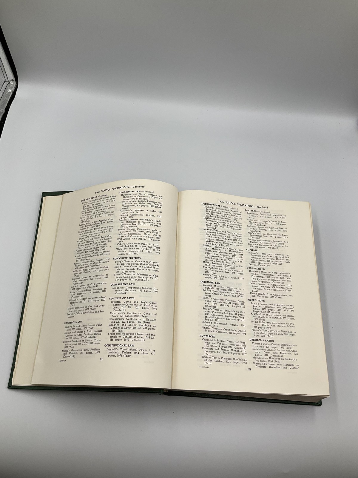 Vintage Law of Torts William L. Prosser 4th Ed Hardcover West Hornbook Series