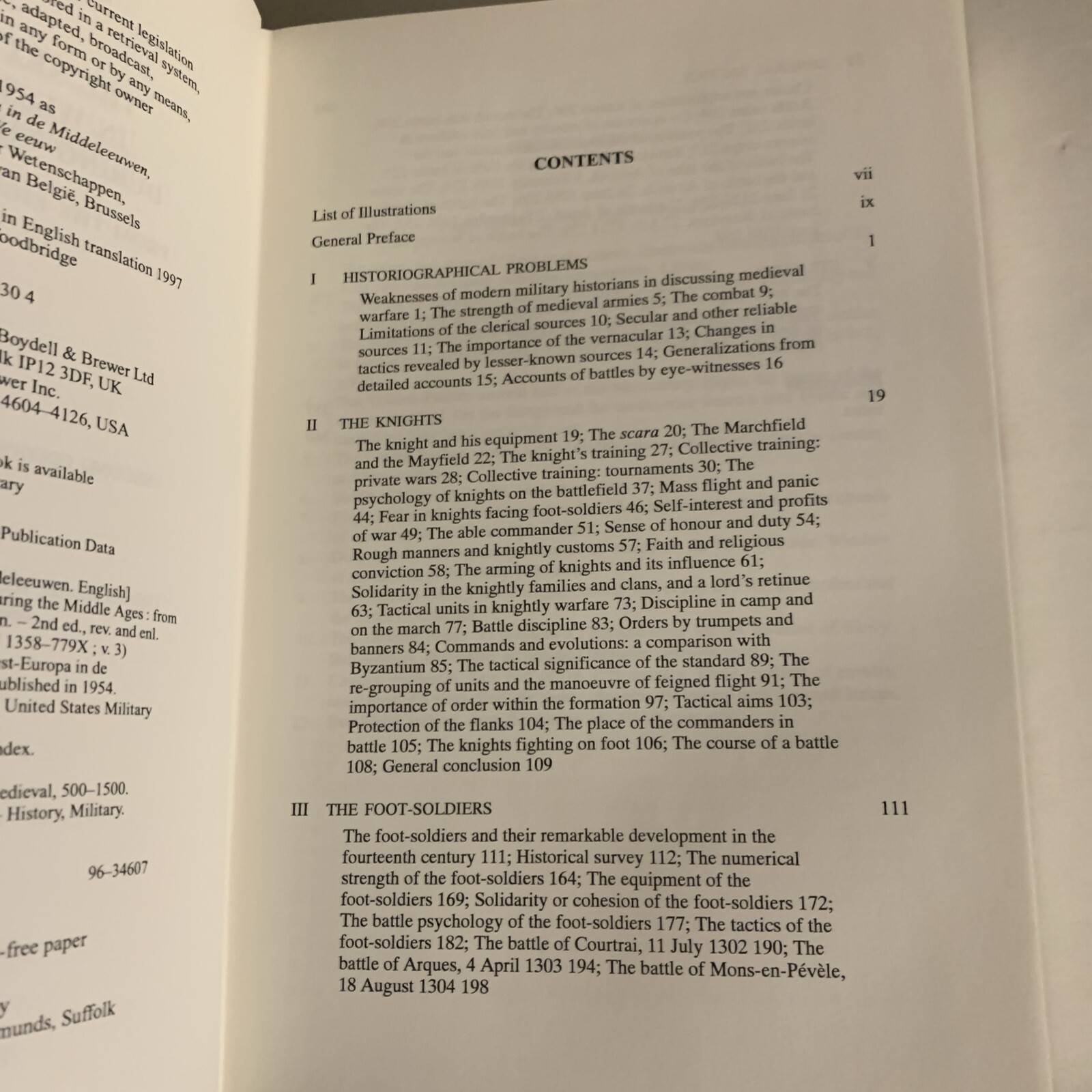 THE ART OF WARFARE IN WESTERN EUROPE DURING THE MIDDLE By J. F. Verbruggen