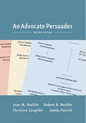 An Advocate Persuades – Paperback, by Rocklin Joan; Rocklin Robert; – Good