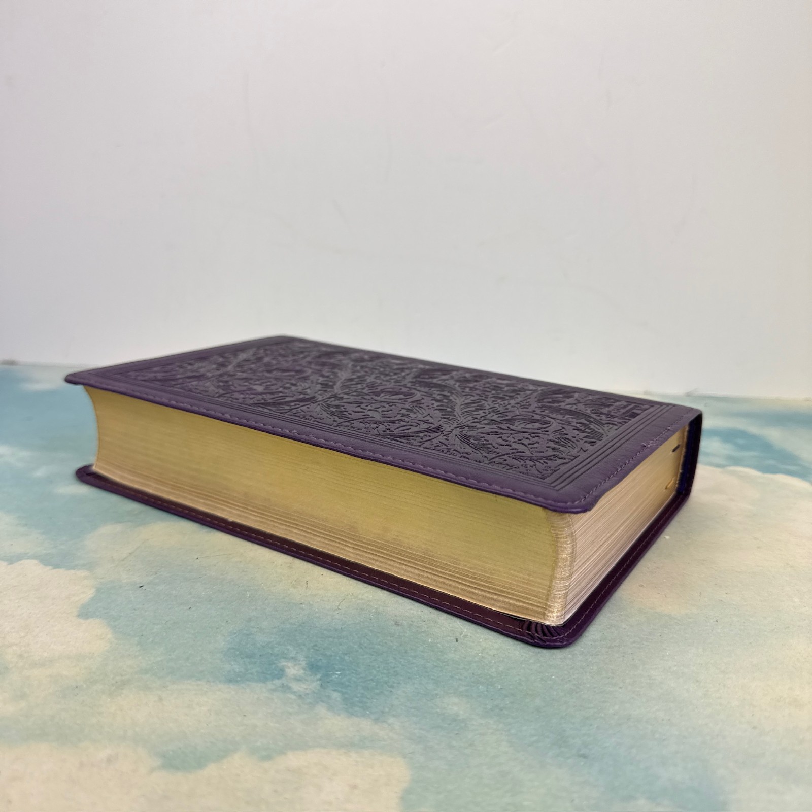 KJV Sovereign Collection Bible Personal Size Red Letter Purple Leathersoft