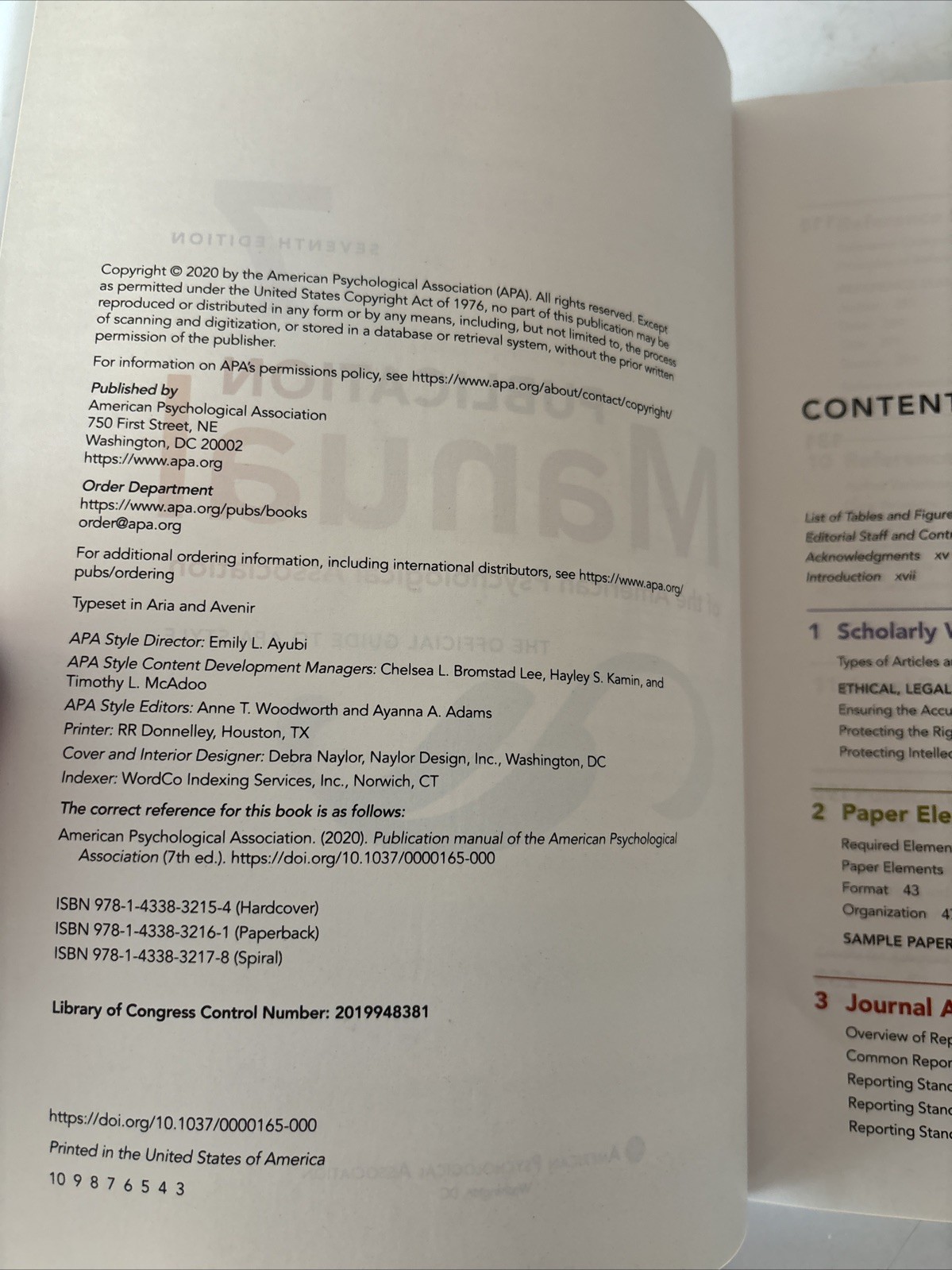 Publication Manual 7th Edition of the American Psychological Association