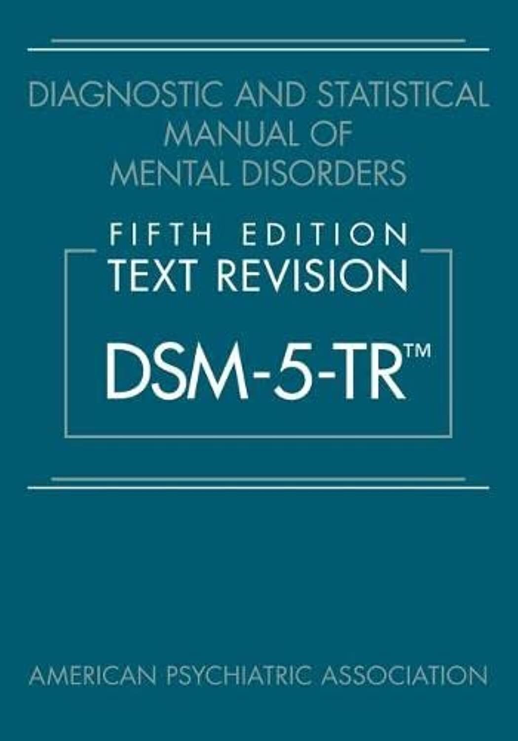 Diagnostic and Statistical Manual of Mental Disorders, DSM-5-TR HC FREESHIP