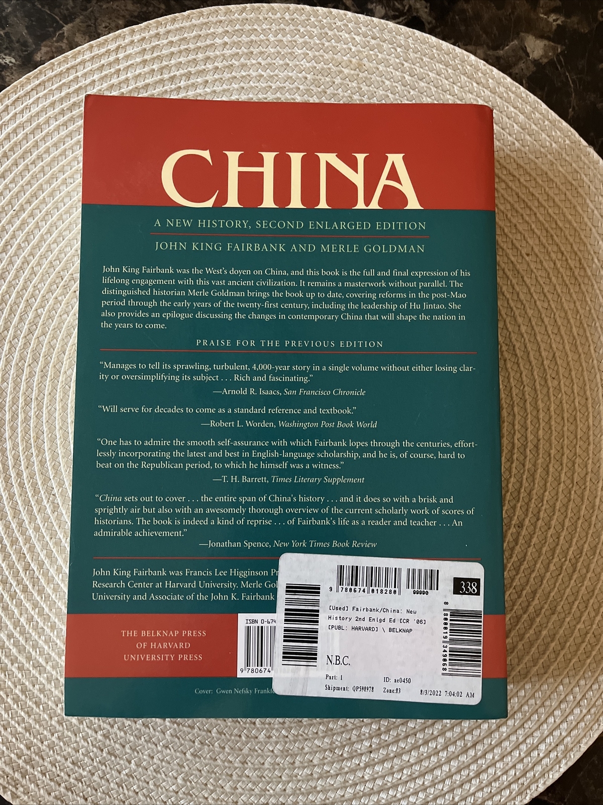 China: A New History, Second Enlarged Edition Fairbank, John King