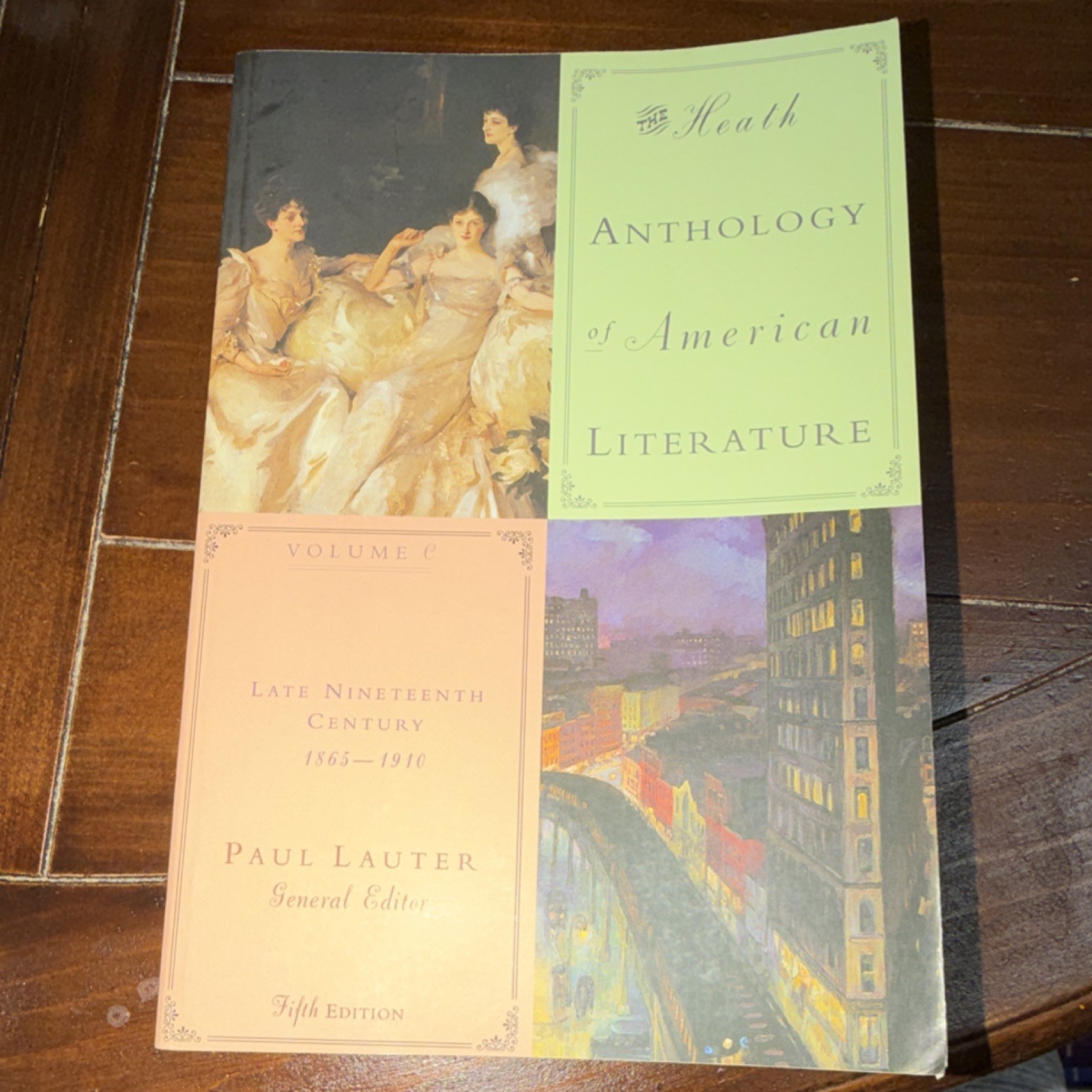 The Heath Anthology of American Literature Vol C 1865-1910 5th Ed ISBN