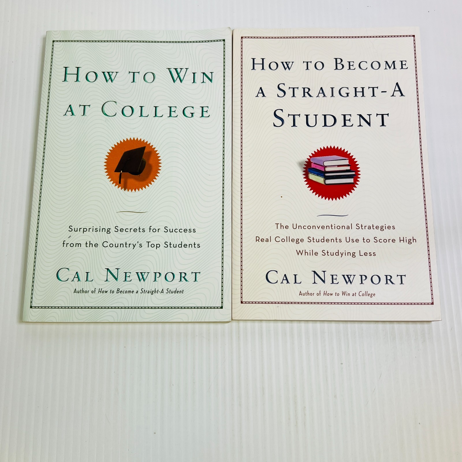How to Become a Straight-A Student & How to Win College Cal Newport Lot x 2