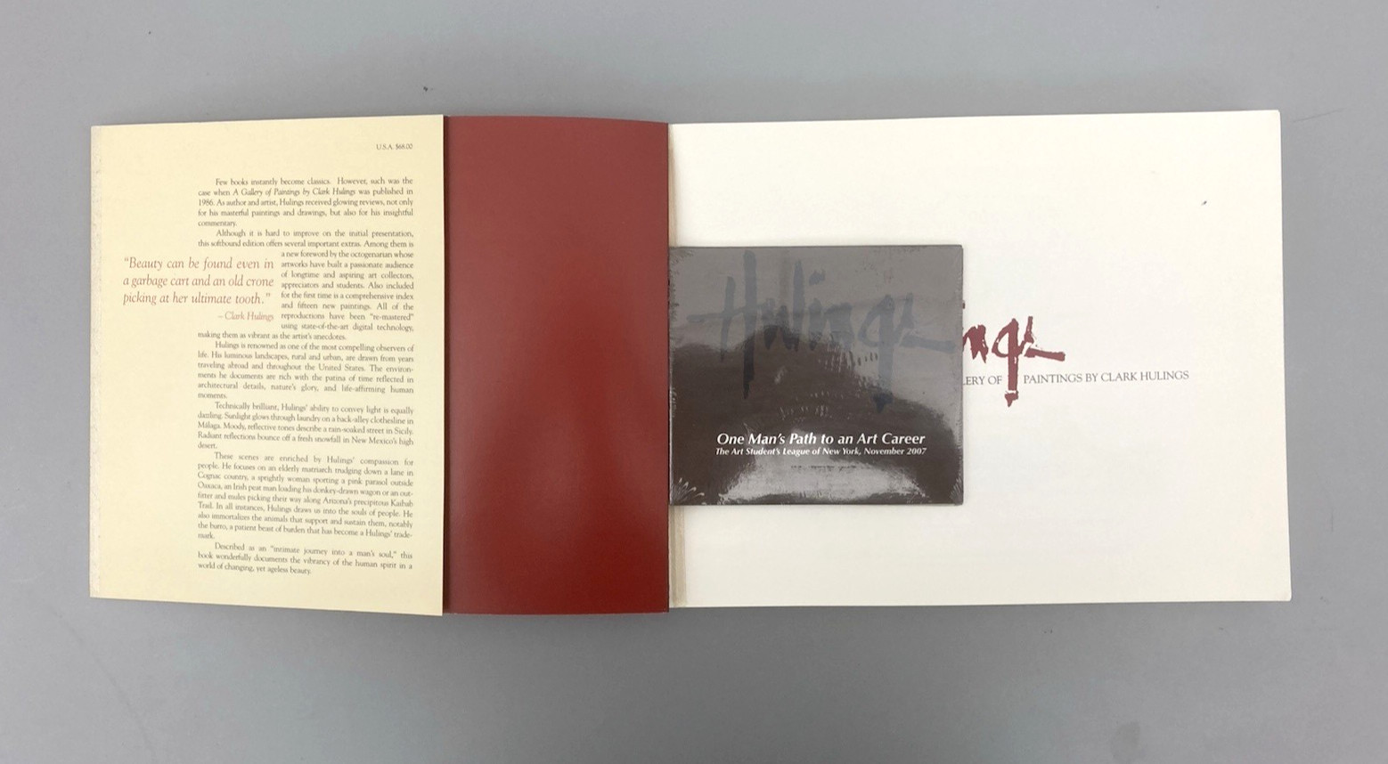 A Gallery of Paintings by Clark Hulings Softcover Book