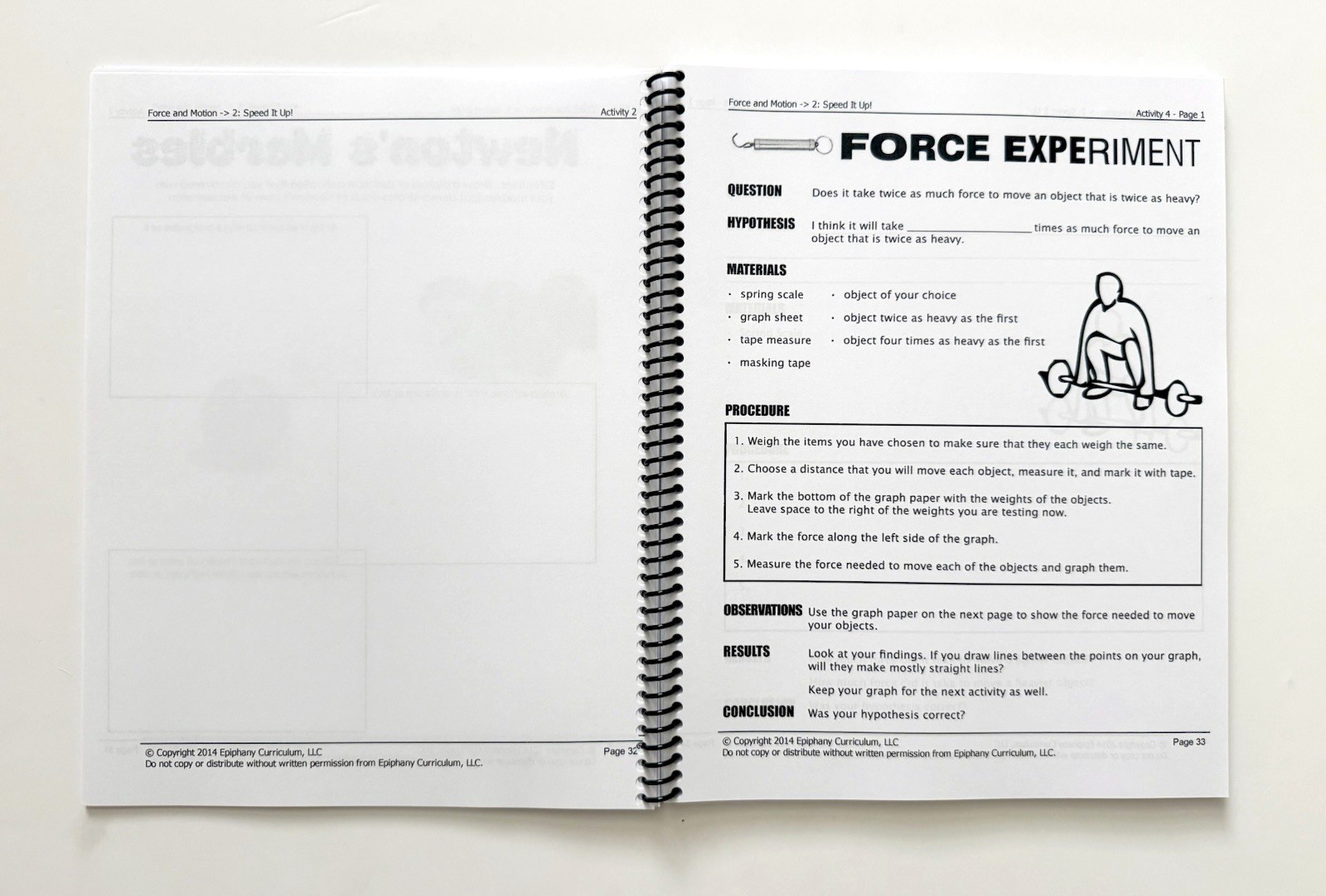 Moving Beyond the Page 10-12 Concept 2, Unit 2 Albert Einstein, Force & Motion