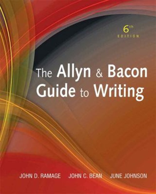 The Allyn and Bacon Guide to Writing Hardcover