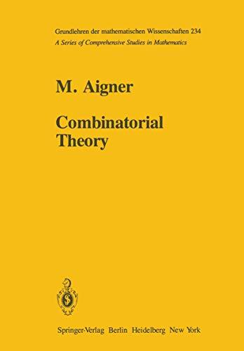 Combinatorial Theory (Grundlehren der mathematischen Wissenschaften), Aigner-,