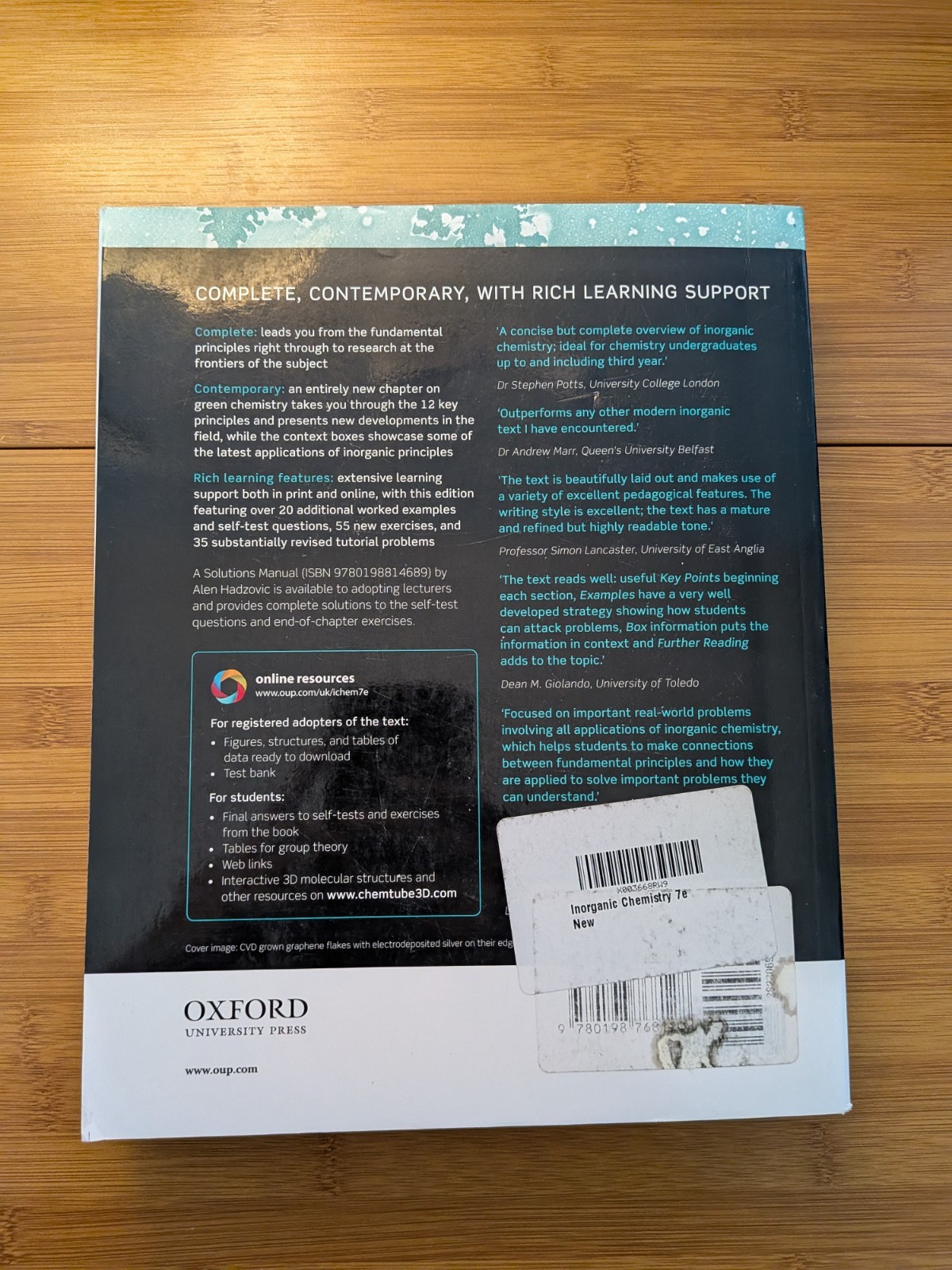 Inorganic Chemistry Textbook