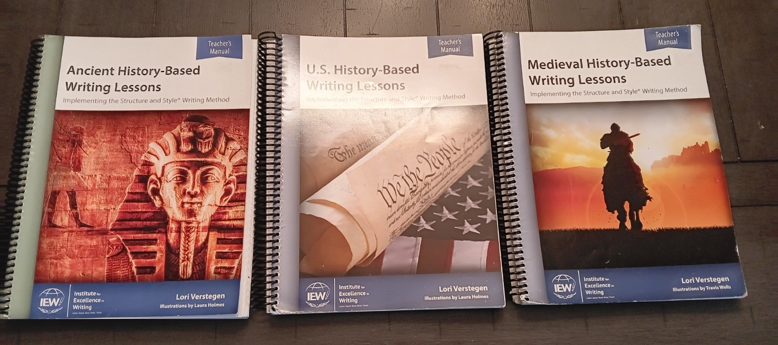 IEW US History- Based Writing Lessons Teacher’s Manual 6th Ed. Homeschool Lot 3