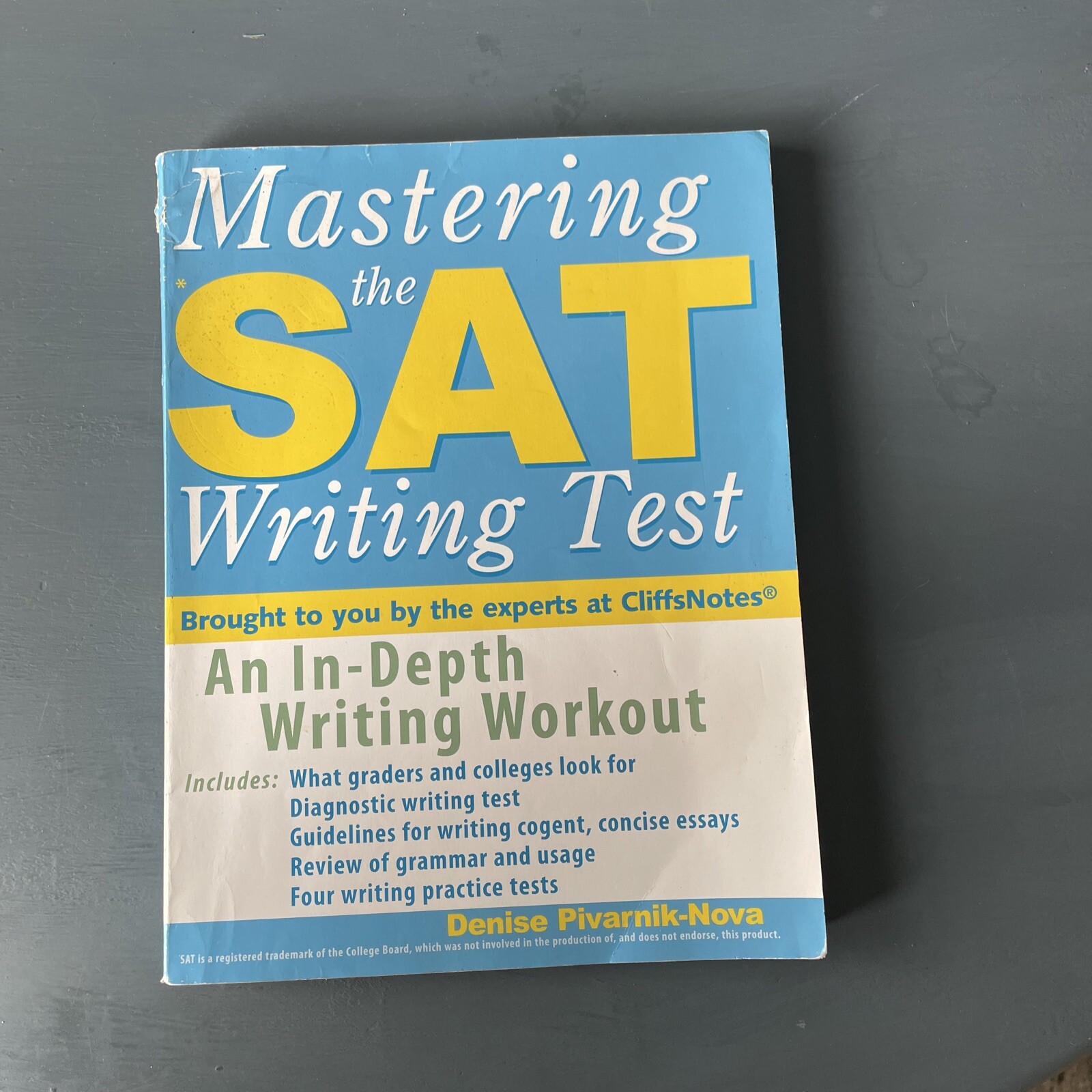 MASTERING THE SAT WRITING TEST By Denise Pivarnik-nova V/G