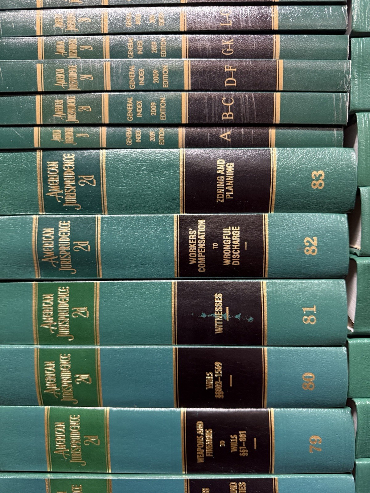 147 Volumes American Jurisprudence 2d Law Books Set Good Condition