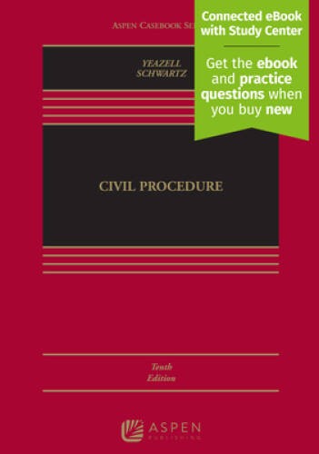 Civil Procedure (Aspen Casebook) – Hardcover By Stephen C. Yeazell – GOOD