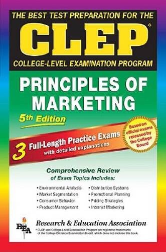 CLEP Principles of Marketing, 5th Ed (REA) -The Best Test Prep for – ACCEPTABLE