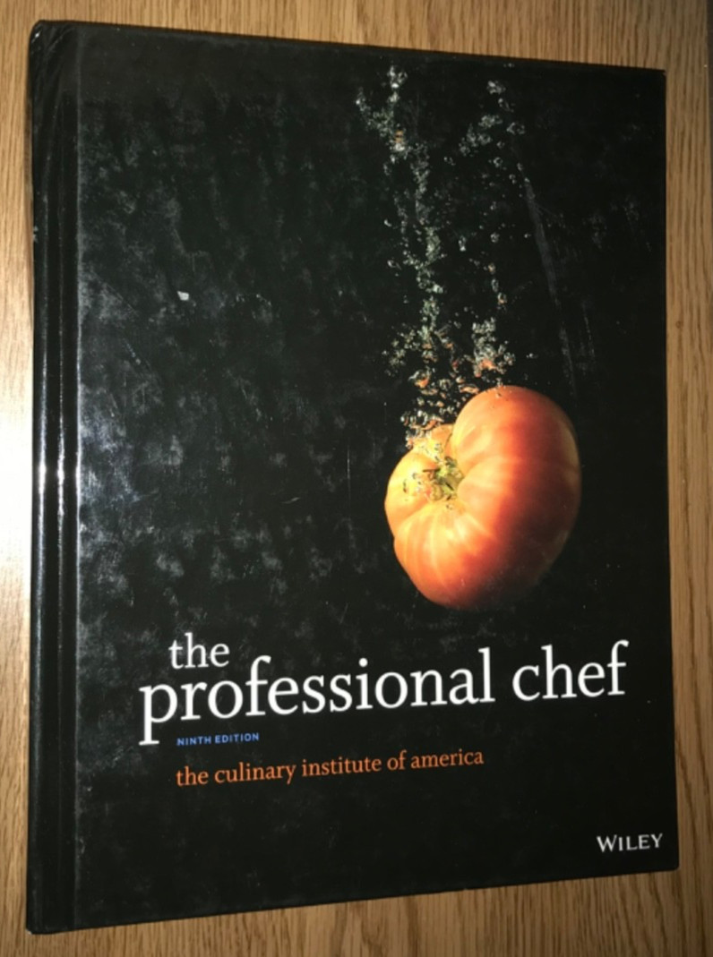 THE PROFESSIONAL CHEF BOOK NINTH 9th EDITION CULINARY INSTITUTE OF AMERICA WILEY