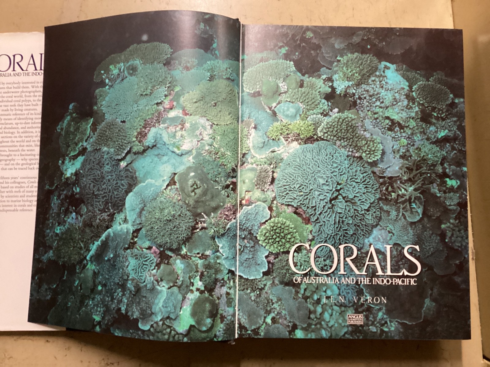 Corals of Australia and the Indo-Pacific by J.E.N. Veron 1986 HC DJ Angus