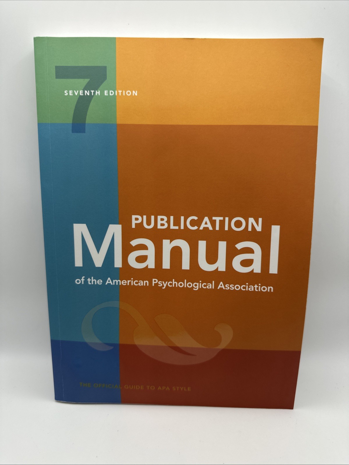 Publication Manual (OFFICIAL) 7th Edition (Paperback, 2020, CLEAN PAGES)
