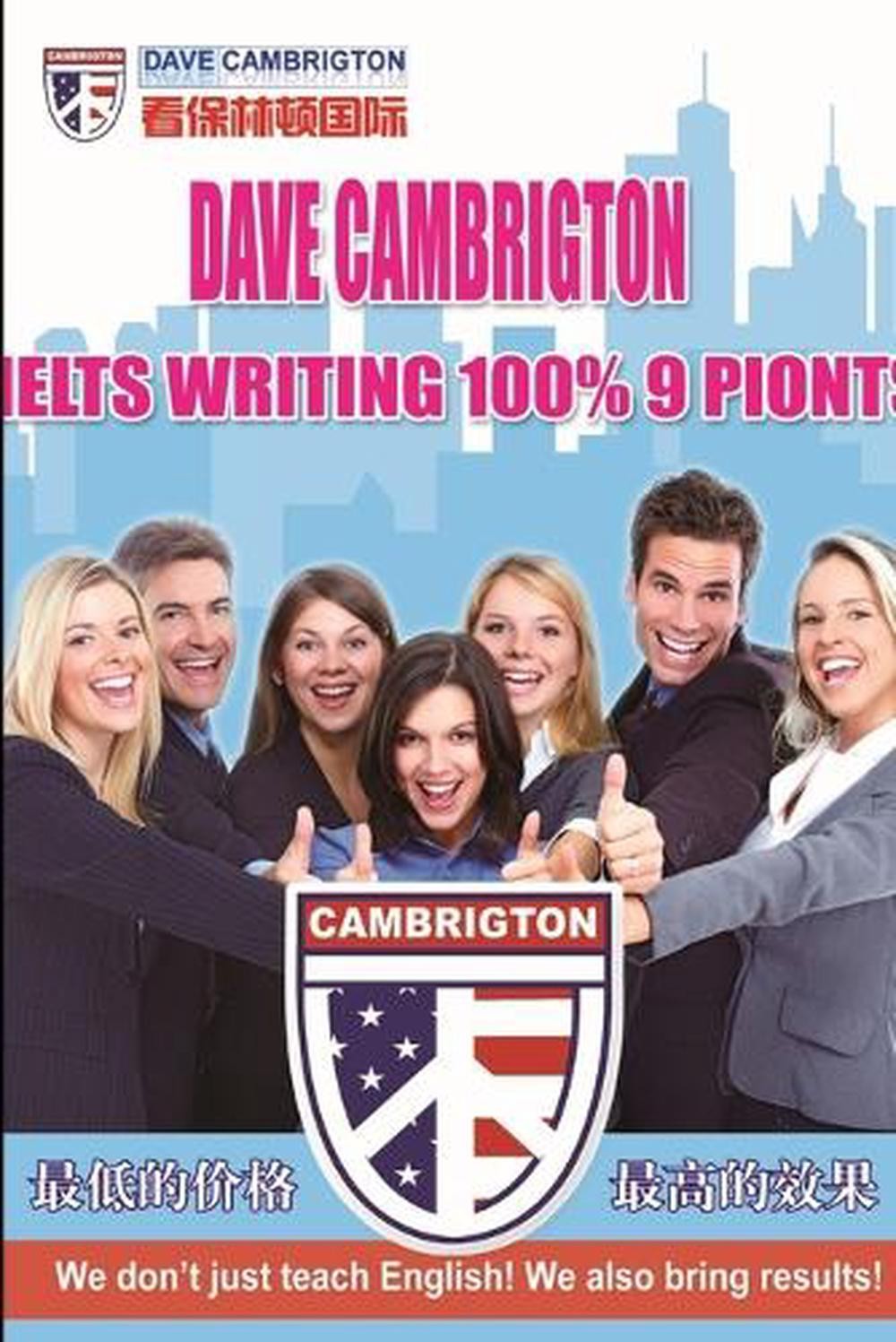 Ielts writing 100%% 9 points by Dave Cambrigton (English) Paperback Book