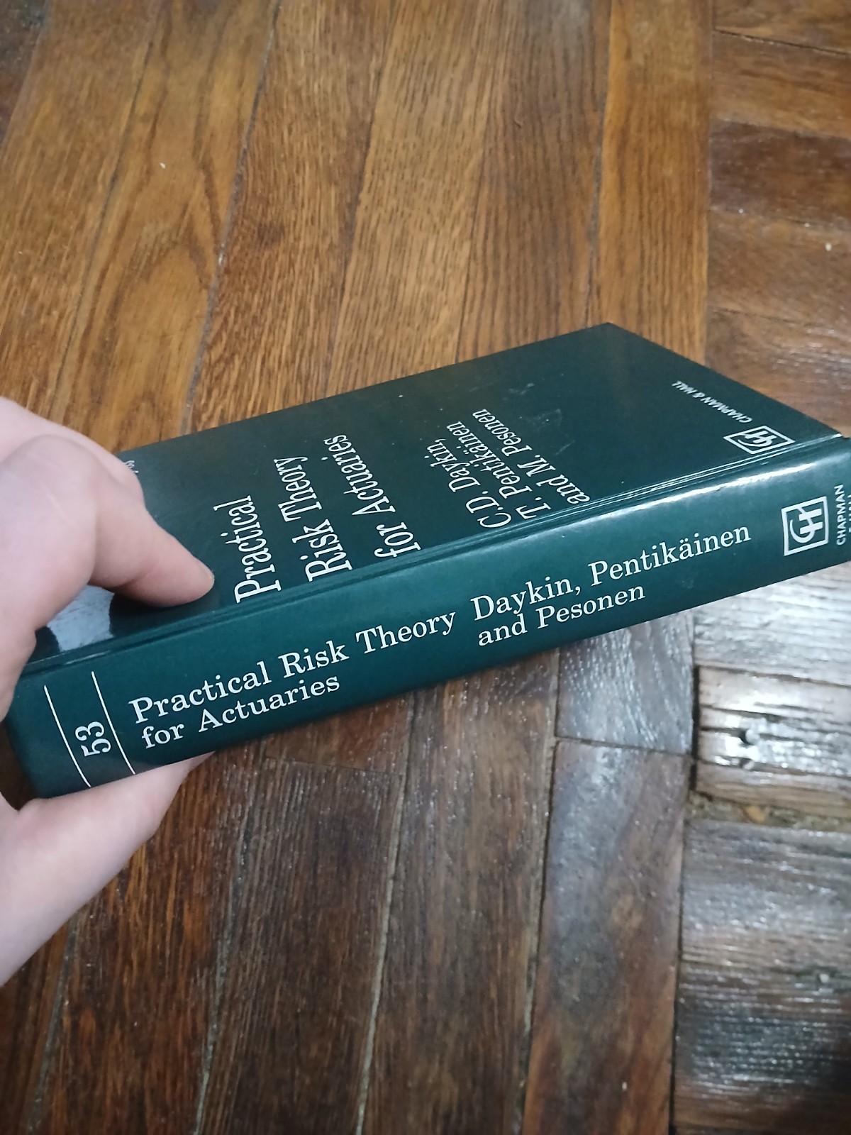 Chapman and Hall/Crc Monographs on Statistics and Applied Probability Ser.:…