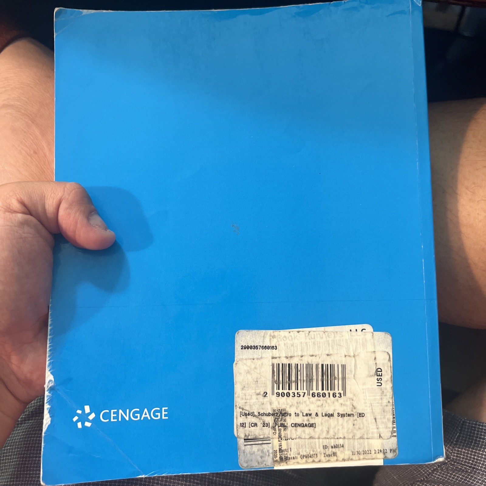 Cengage Introduction to Law and the Legal System 12th Edition Textbook
