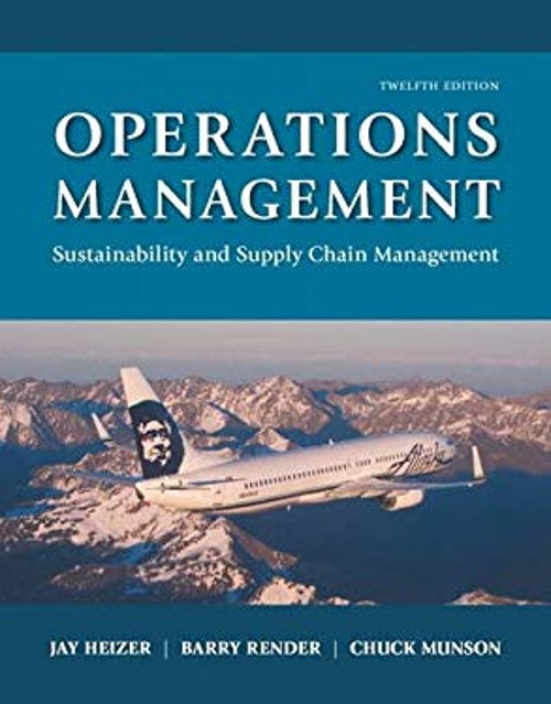 Operations Management : Sustainability and Supply Chain Managemen