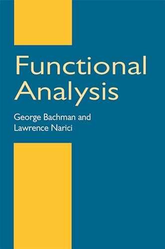 Functional Analysis (Dover – Paperback, by George Bachman; Lawrence – Very Good