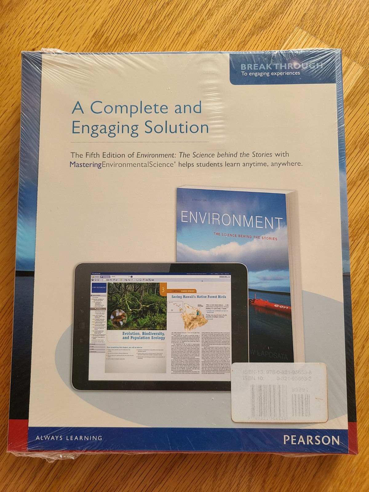 Environment : The Science Behind the Stories – 5th Edition by Withgott – SEALED