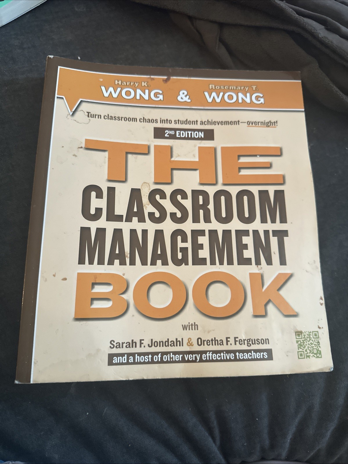 Classroom Management Book by Rosemary T. Wong and Harry K. Wong