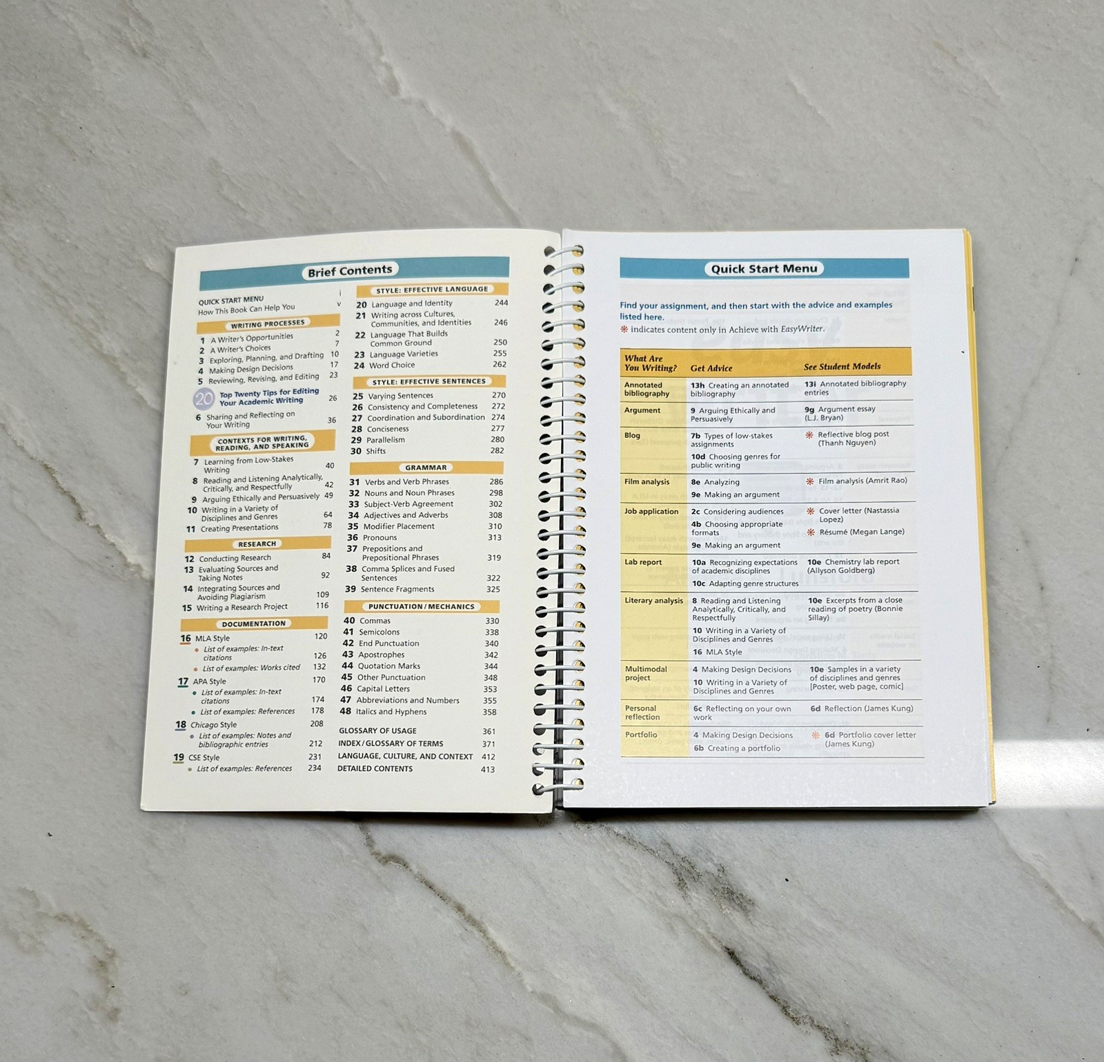 EasyWriter by Andrea A. Lunsford (2021, Spiral)