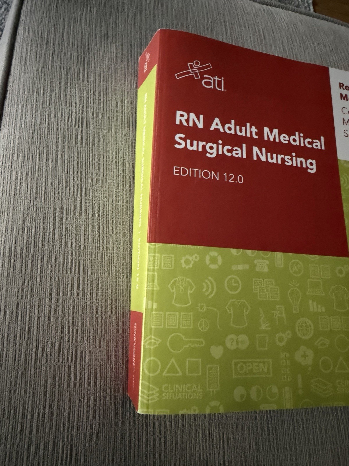 RN Adult Medical Surgical Nursing 9.0 Paperback by Allissa Althoff Preowned