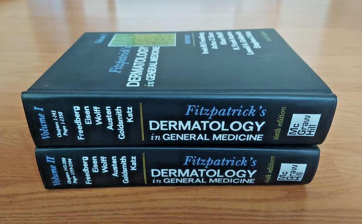 Fitzpatrick’s Dermatology in General Medicine Volume 1 & 2 Sixth Edition Books
