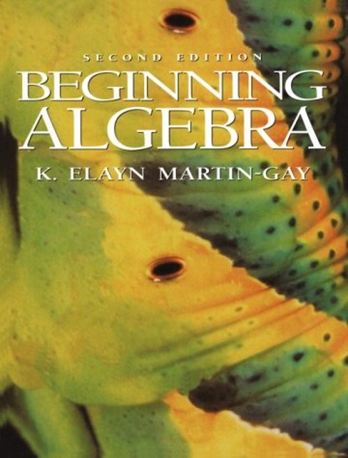 Beginning Algebra Hardcover K. Elayn Martin-Gay