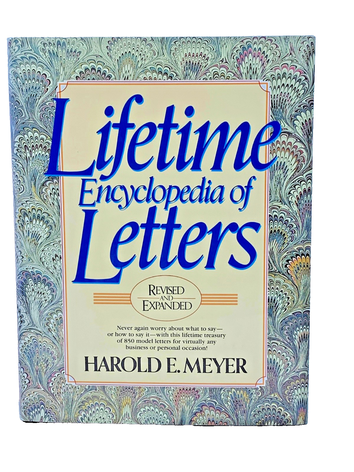 Lifetime Encyclopedia of Letters Harold E. Meyer Templates for Every Situation