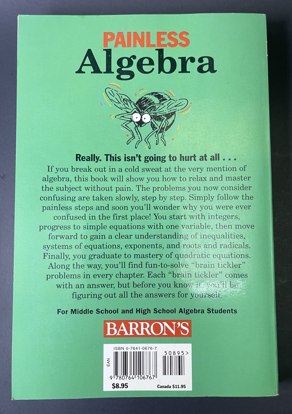 Barron’s Painless Ser.: Painless Algebra by Lynette Long (1998, Trade Paperback)