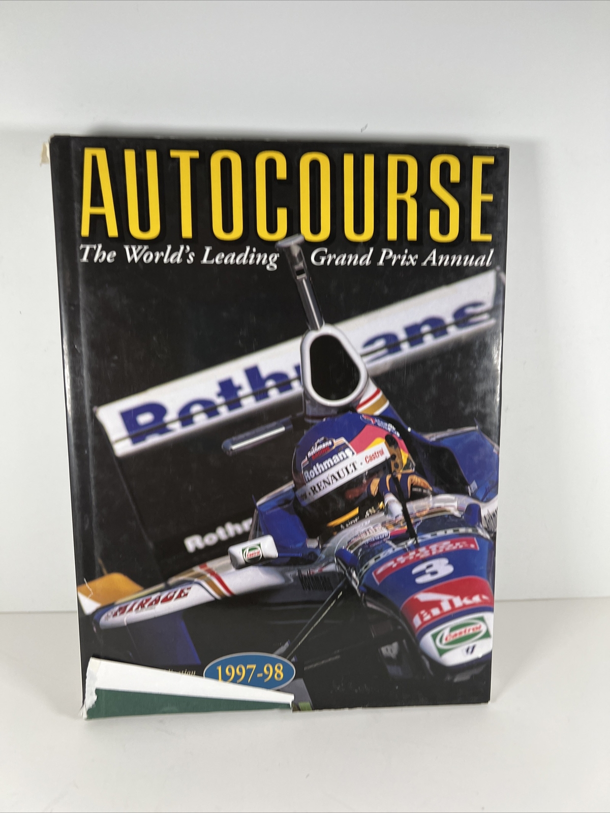 AUTOCOURSE 1997-98 The World’s Leading Grand Prix Annual Hardcover Book
