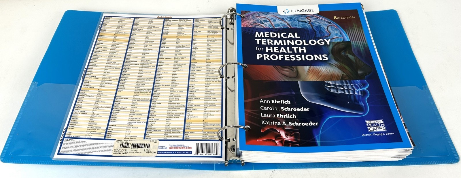 Cengage Medical Terminology for Health Professions 8th Ed & Reference Guide