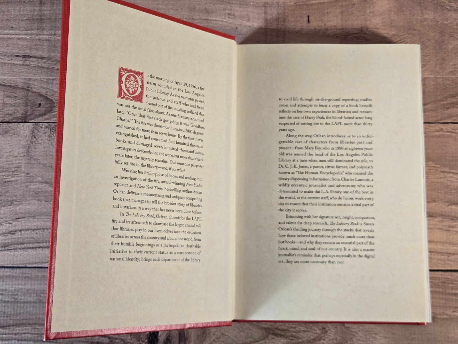 The Library Book – Hardcover By Orlean, Susan – VERY GOOD