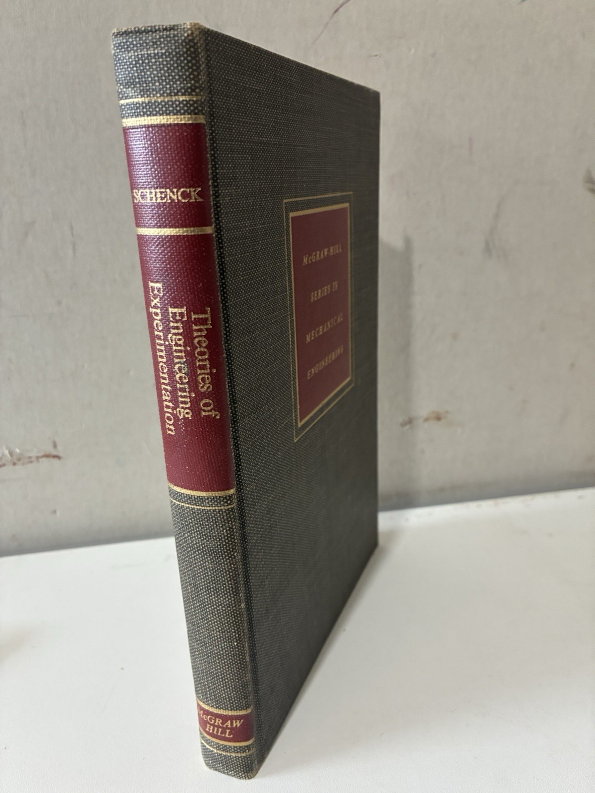 Theories of Engineering Experimentation by Hilbert Schenck Jr 1961 McGraw Hill