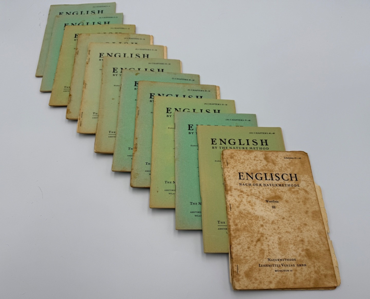 Vintage Books Lot of 17 “English By The Nature Method”by Arthur M. Jensen