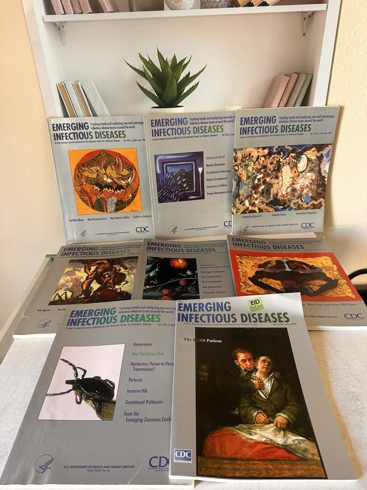 Emerging Infectious Diseases CDC Magazines Lot Of 8