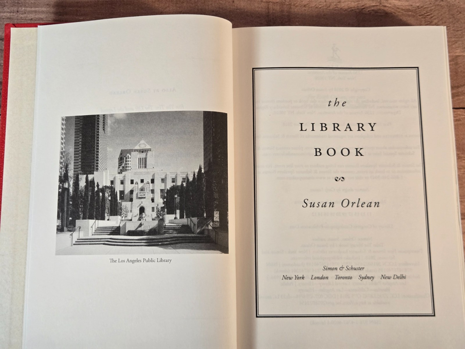 The Library Book – Hardcover By Orlean, Susan – VERY GOOD