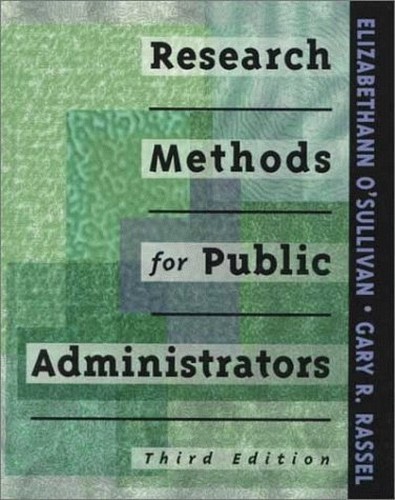Research Methods for Public Ad – ACCEPTABLE